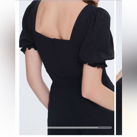 Forever 21 Wide-Leg Smocked Jumpsuit - Picture 5 of 7